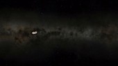 Asteroid 'Oumuamua, animation