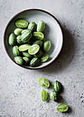 Cucamelons in a bowl