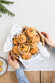 Cornbread Muffins with Cheddar and DIll