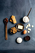 Ingredients for weet-bix coconut slice