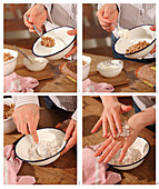 How to make a natural hand pack from buckwheat and yogurt