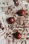 Schokoladentörtchen mit Belegkirschen