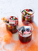 Monster Jelly Cups for Halloween