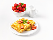 French Toast with strawberries