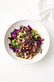 Lamb and lentil salad