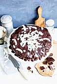 Chocolate and coconut cake