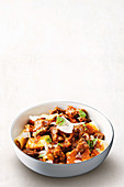 Rigatoni with lamb ragu