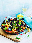 Seafood Paella (One pan wonder)