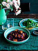 Sweet and Sour Pork with Davidson s plums