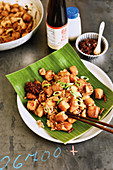 Chai Tow Kway - Rettich-Reismehlkuchen aus Singapur