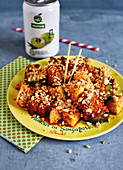 Rojak – Oriental bread salad with pineapple and chayote (Singapore)