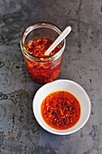 Oriental chilli oil with spices