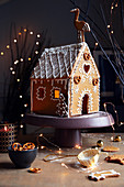 A gingerbread house for gifting at Christmas