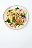 Kale and noodle plate