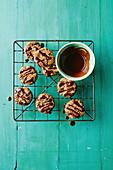 Hazelnut and fig cacao biscuits