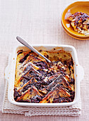 Chocolate Bread and butter pudding