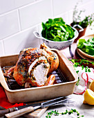 Herbed roast chicken