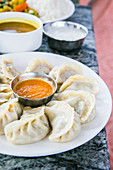 Momo (steamed dumplings, Nepal)
