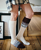 Hand-knitted Norwegian socks
