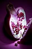 Pomegranate, halved