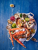 A seafood platter