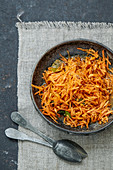 Spicy carrot salad from Oman