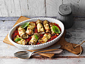 Aubergine cannelloni (low carb)