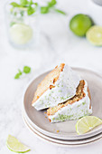 Zuchhini lime cake with icing