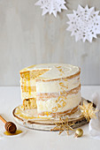 Honey and ricotta cake for Christmas