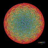 Pi approximation representation, illustration