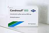 Packet of Condrosulf osteoarthritis drug