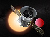 Transiting Exoplanet Survey Satellite, illustration