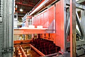 Metalworks furnace, Scotland, UK