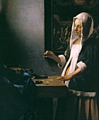 Vermeer's Woman with Balance