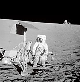 Apollo 12 visit to Surveyor 3 spacecraft, 1969