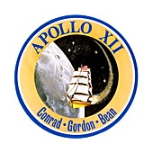 Apollo 12 official crew badge, 1969