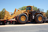 Mining vehicle transport, South Africa