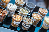 Seeds and cereals in food safety laboratory