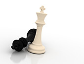 Chess pieces, illustration