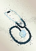 Stethoscope, illustration