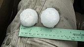 Hailstone measurement