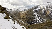 Greina plain and river, Swiss Alps, time-lapse footage