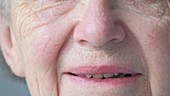 Elderly woman's face