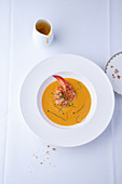 Cream of lobster soup (USA)