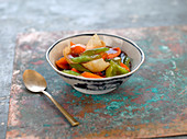 Asian vegetable with sweet and sour sauce