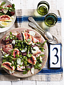 Bresaola, fig and watercress salad (Italy)