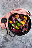 Roasted beets with orange