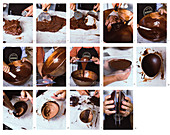 How to make a chocolate mousse cake easter egg