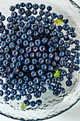 Blueberries in the water
