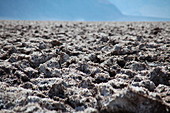 Salt flat in Death Valley